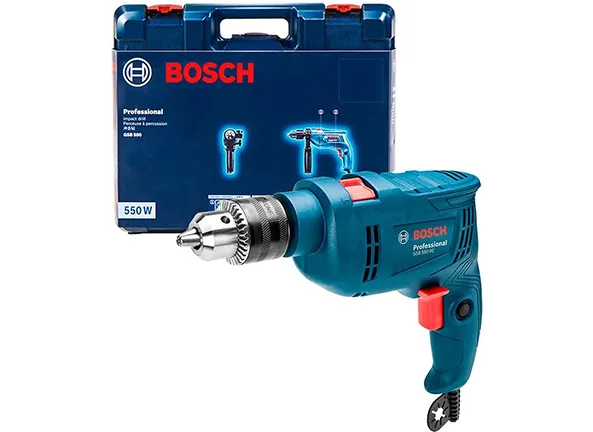 Bosch Furadeira de Impacto GSB 550 550W 127V com maleta