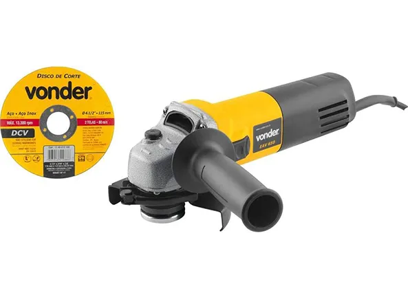 Vonder Esmerilhadeira Angular 4.1/2' Eav 650 Com Disco 127V